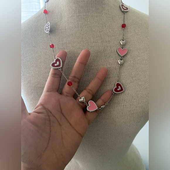 ♥️ Willabee and Valentines charm necklace NWOT - Picture 2 of 6